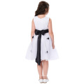 Grace Karin Princess White vestido de menina de crianças sem mangas vestido de menina de flor para casamento menina de 12 anos sem vestido CL007550-1